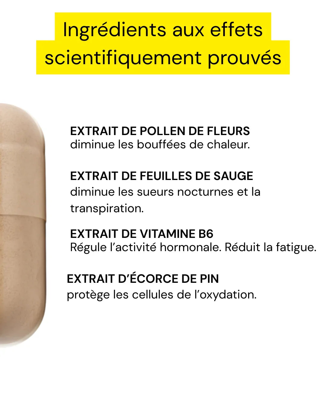 Cure bouffées de chaleur et sueurs nocturnes